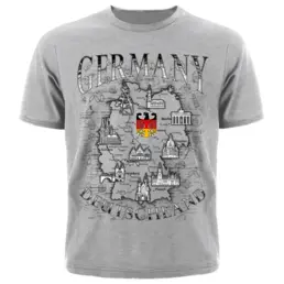 High-Quality Souvenir Cotton T-Shirts: Celebrating Landmarks of Germany cities